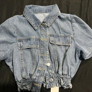 Brand new denim top